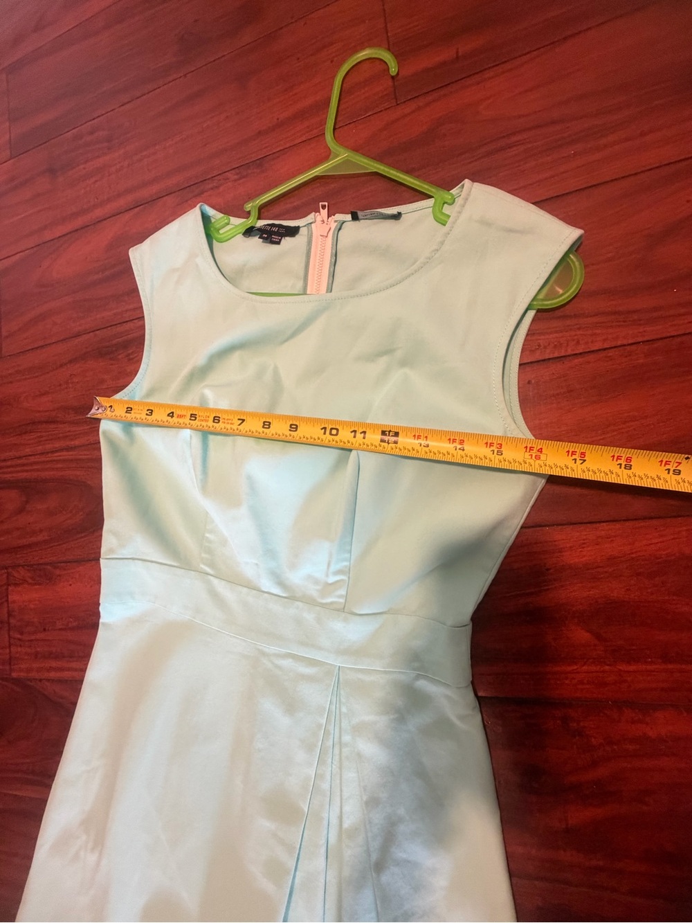 Lafayette 148 New York Mint Green Fit-and-Flare Dress - Picture 7 of 10